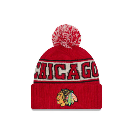 Chicago Blackhawks Retro Pom Knit Hat