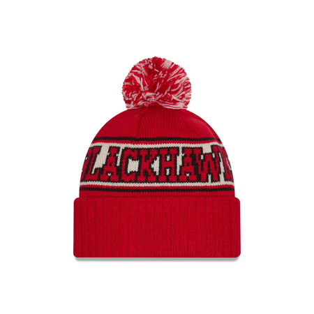 Chicago Blackhawks Retro Pom Knit Hat