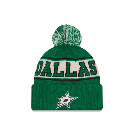 Dallas Stars Retro Pom Knit Hat