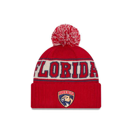 Florida Panthers Retro Pom Knit Hat