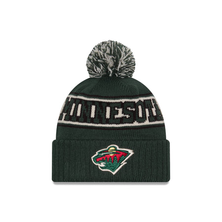 Minnesota Wild Retro Pom Knit Hat