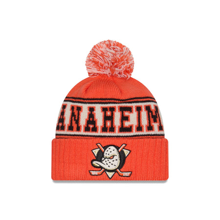 Anaheim Ducks Retro Pom Knit Hat