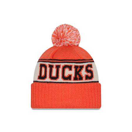 Anaheim Ducks Retro Pom Knit Hat