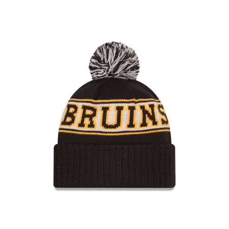 Boston Bruins Retro Pom Knit Hat