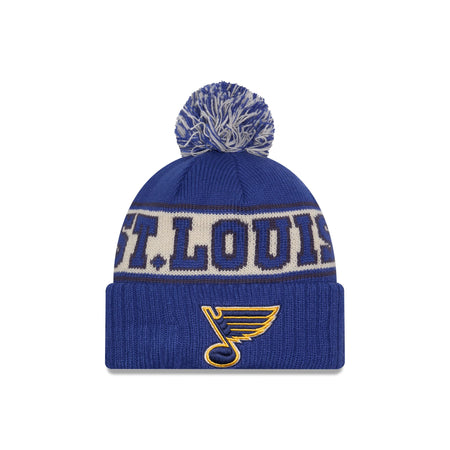 St. Louis Blues Retro Pom Knit Hat