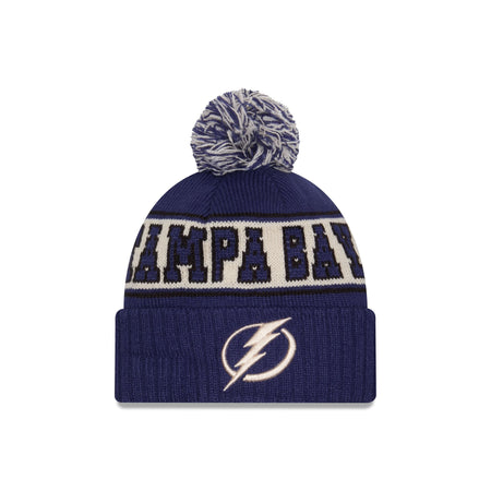 Tampa Bay Lightning Retro Pom Knit Hat