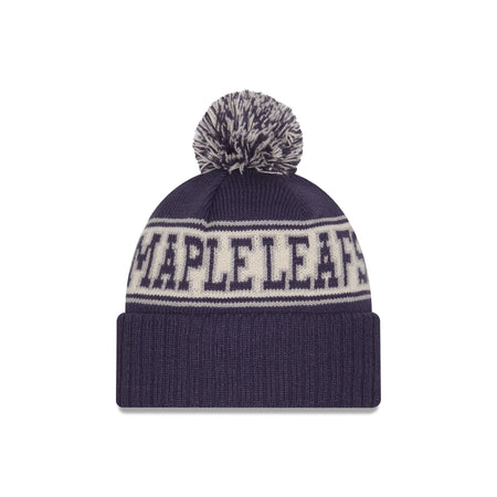 Toronto Maple Leafs Retro Pom Knit Hat