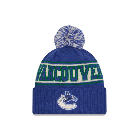 Vancouver Canucks Retro Pom Knit Hat