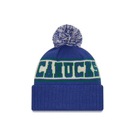 Vancouver Canucks Retro Pom Knit Hat