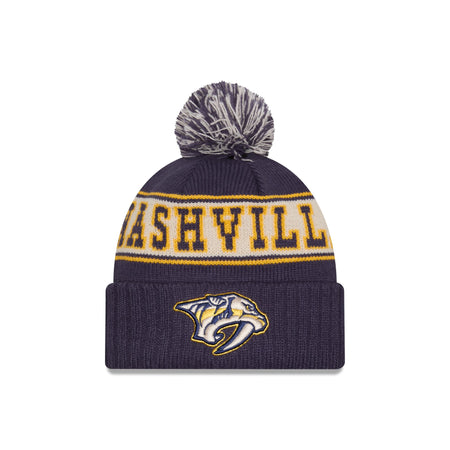 Nashville Predators Retro Pom Knit Hat