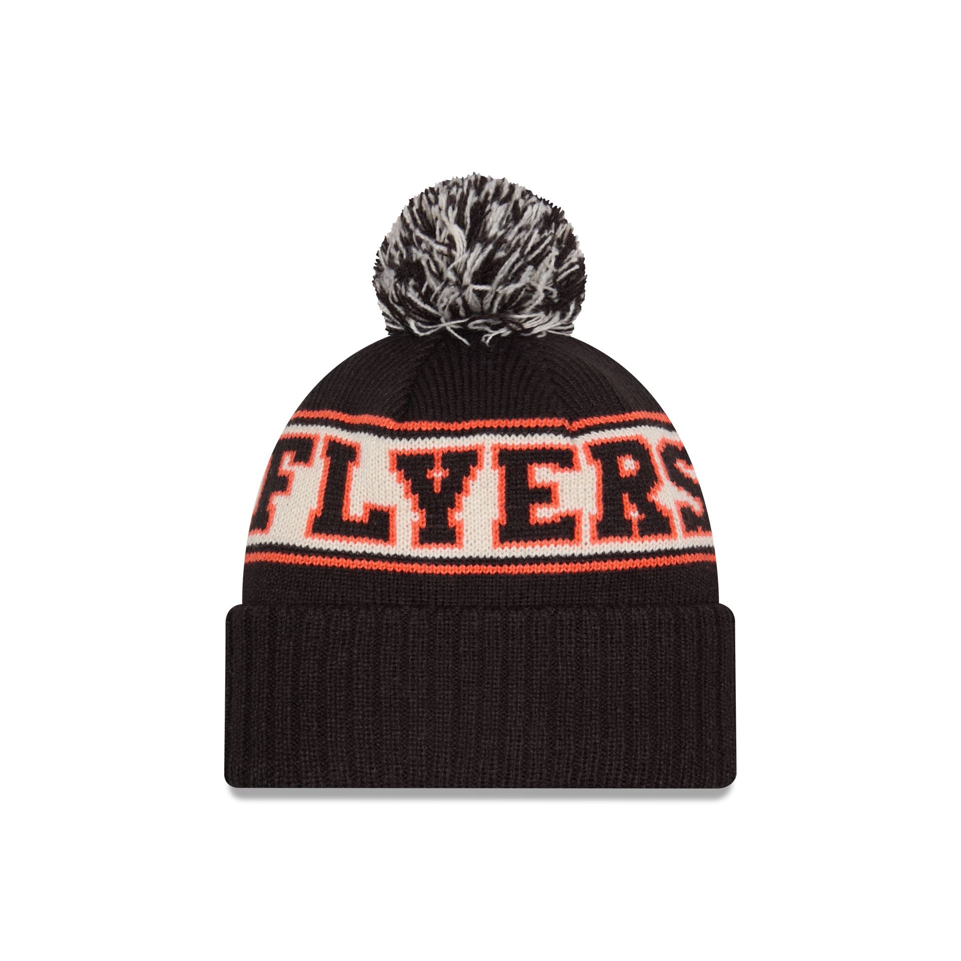 Philadelphia Flyers Retro Pom Knit Hat New Era Cap