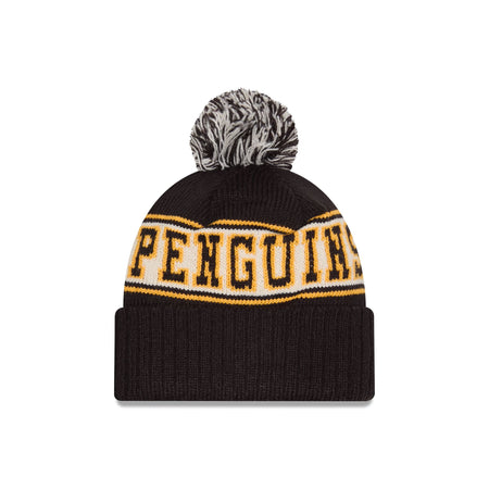 Pittsburgh Penguins Retro Pom Knit Hat