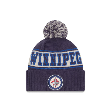 Winnipeg Jets Retro Pom Knit Hat