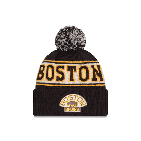 Boston Bruins Historic Retro Pom Knit Hat