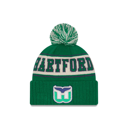 Hartford Whalers Retro Pom Knit Hat