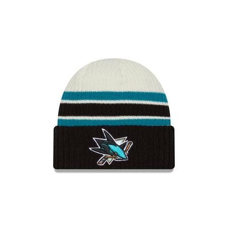 San Jose Sharks Vintage Ribbed Beanie