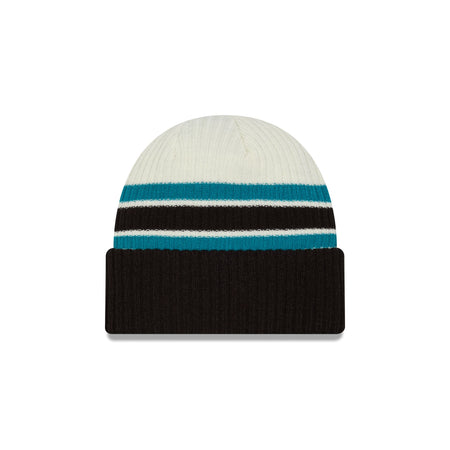 San Jose Sharks Vintage Ribbed Beanie