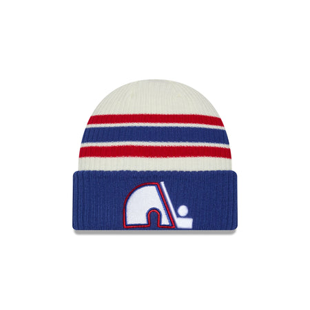 Quebec Nordiques Vintage Ribbed Beanie