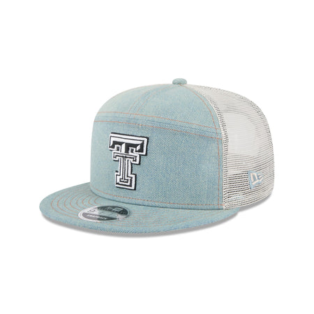 Texas Tech Red Raiders Denim 9FIFTY Split Panel Trucker Hat