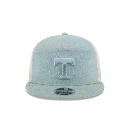 Tennessee Volunteers Denim 9FIFTY Split Panel Trucker Hat