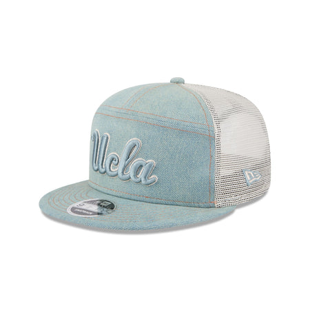 UCLA Bruins Denim 9FIFTY Split Panel Trucker Hat