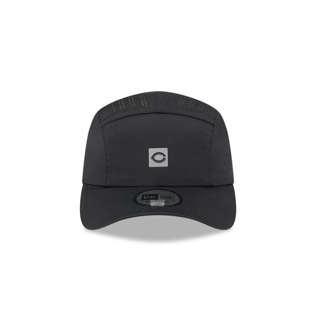 Cincinnati Reds Black Reflect Runner Adjustable Hat