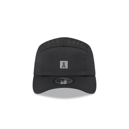 Los Angeles Angels Black Reflect Runner Adjustable Hat