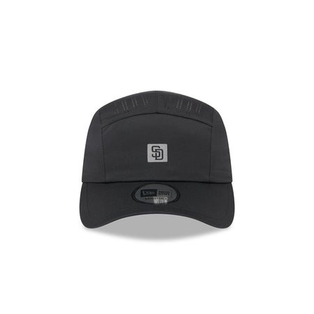 San Diego Padres Black Reflect Runner Adjustable Hat