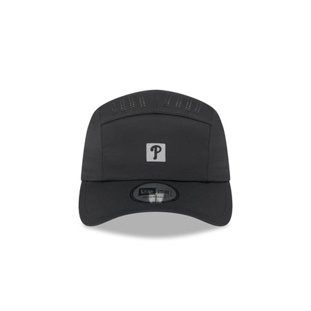 Philadelphia Phillies Black Reflect Runner Adjustable Hat