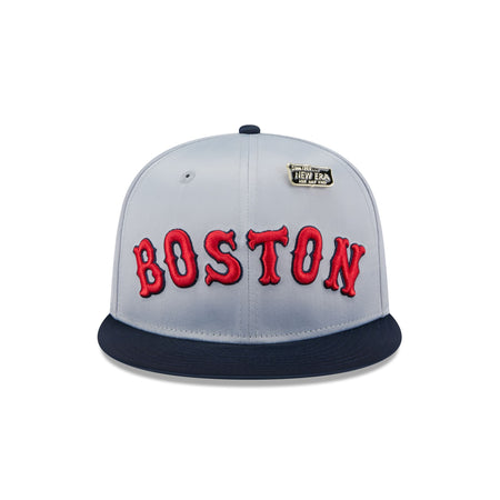 Boston Red Sox Satin Pin 9FIFTY Snapback Hat