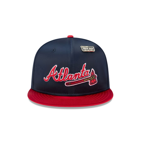 Atlanta Braves Satin Pin 9FIFTY Snapback Hat