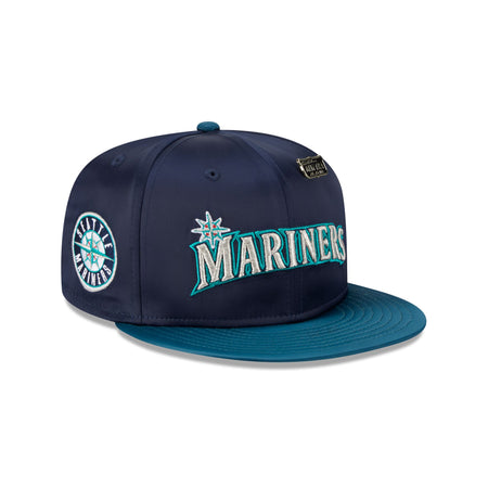 Seattle Mariners Satin Pin 9FIFTY Snapback Hat