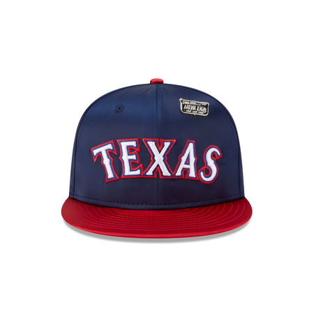 Texas Rangers Satin Pin 9FIFTY Snapback Hat