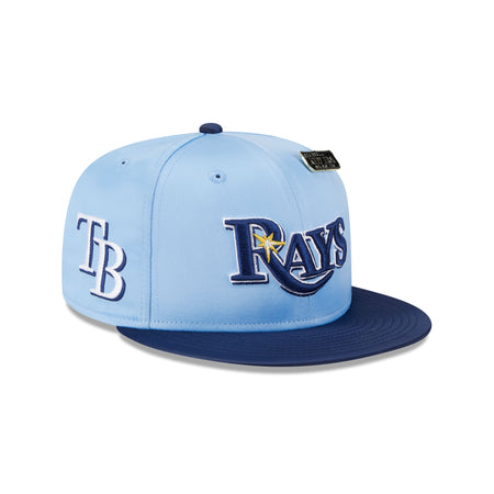 Tampa Bay Rays Satin Pin 9FIFTY Snapback Hat