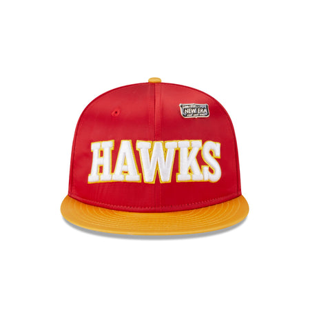 Atlanta Hawks Satin Pin 9FIFTY Snapback Hat