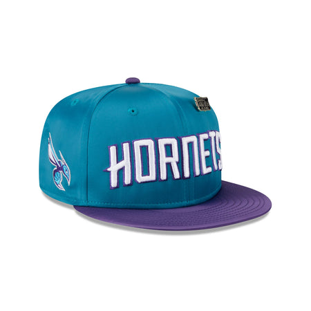 Charlotte Hornets Satin Pin 9FIFTY Snapback Hat