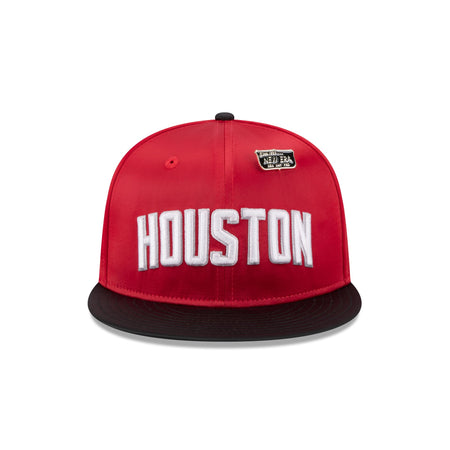 Houston Rockets Satin Pin 9FIFTY Snapback Hat