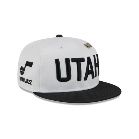 Utah Jazz Satin Pin 9FIFTY Snapback Hat