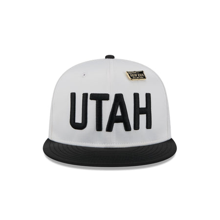 Utah Jazz Satin Pin 9FIFTY Snapback Hat