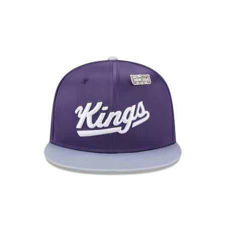 Sacramento Kings Satin Pin 9FIFTY Snapback Hat