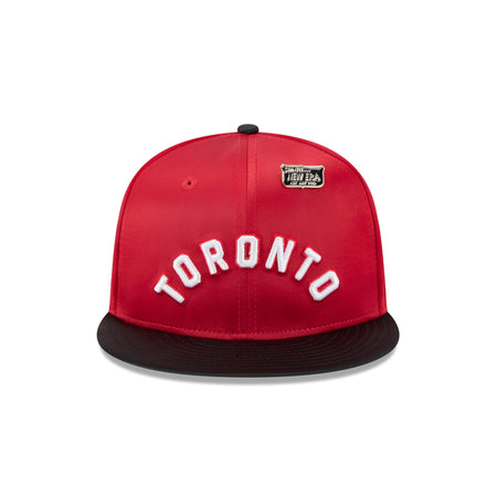 Toronto Raptors Satin Pin 9FIFTY Snapback Hat