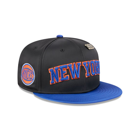 New York Knicks Satin Pin 9FIFTY Snapback Hat