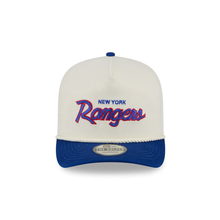 New York Rangers Script Golfer Hat