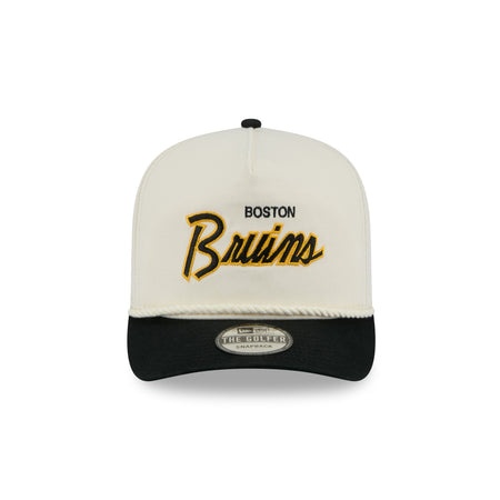 Boston Bruins Script Golfer Hat