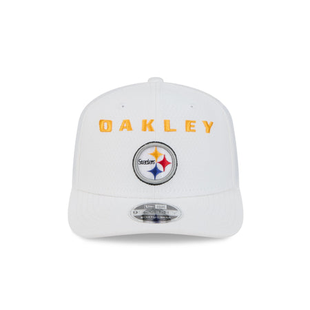 Oakley x Pittsburgh Steelers White 9SEVENTY Stretch-Snap Hat