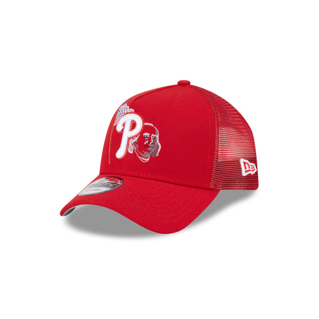 Philadelphia Phillies State Stitch 9FORTY A-Frame Trucker Hat