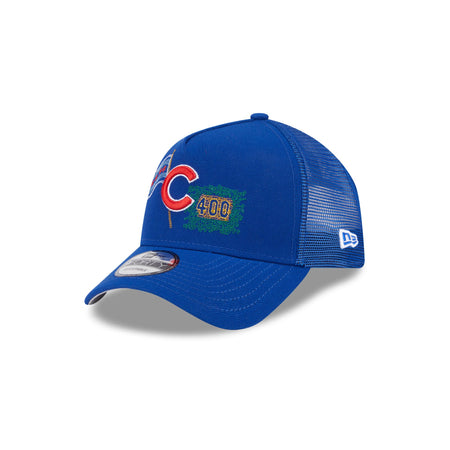 Chicago Cubs State Stitch 9FORTY A-Frame Trucker Hat