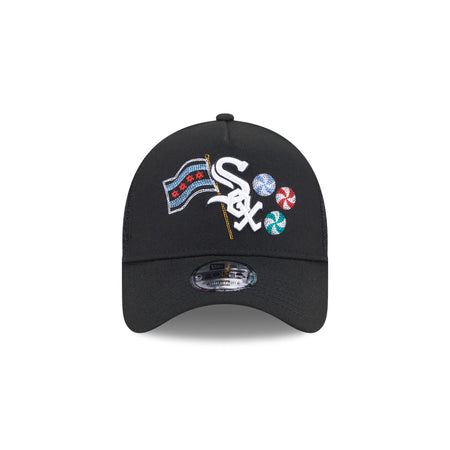 Chicago White Sox State Stitch 9FORTY A-Frame Trucker Hat