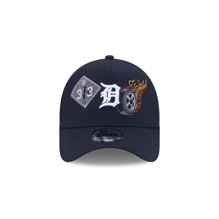 Detroit Tigers State Stitch 9FORTY A-Frame Trucker Hat