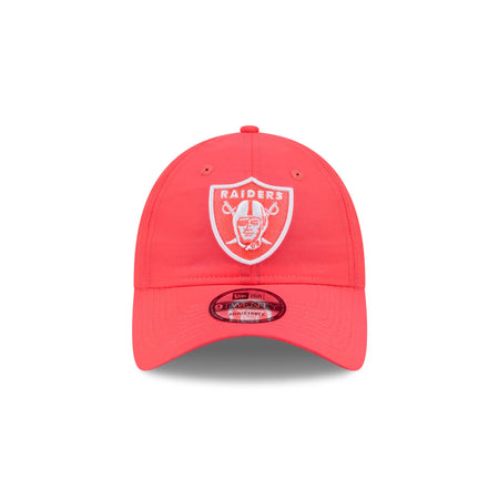 Las Vegas Raiders Everyday Nylon Pink 9TWENTY Adjustable Hat